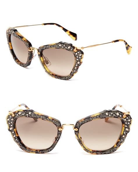 miu miu cats eye sunglasses|miu miu runway sunglasses.